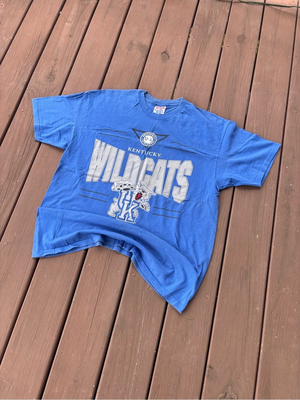 Vintage Kentucky Wildcats Mens XL Blue Single Stitch Tee